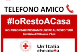 Telefono Amico - Servizio organizzato dal Comitato Croce Rossa di Villanova d'Asti.